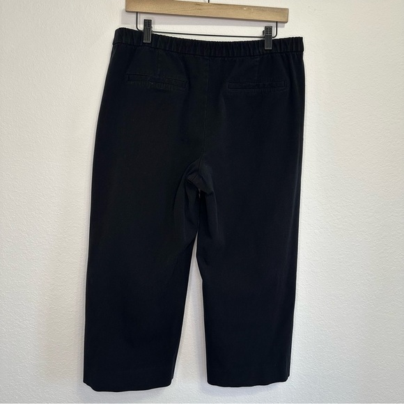 Isaac Mizrahi Black Capris Stretch Waist Size 16 Petite - Picture 4 of 6